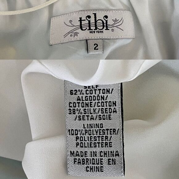 Vintage Tibi Women's Size 2 Silk Floral Halter Mini Dress Y2K Fit & Flare Retro - Picture 3 of 14